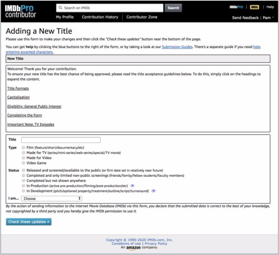 IMDb Pro Tutorial for Cast & Crew (edit your profile & add your film)