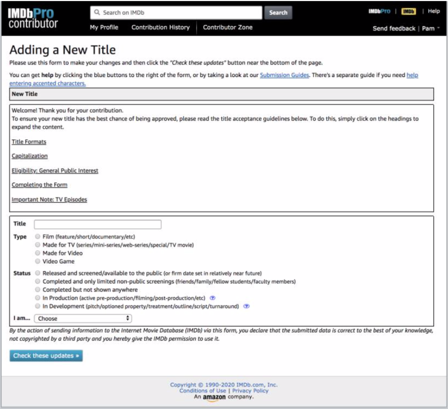 IMDb Pro Tutorial for Cast & Crew (edit your profile & add your film) 