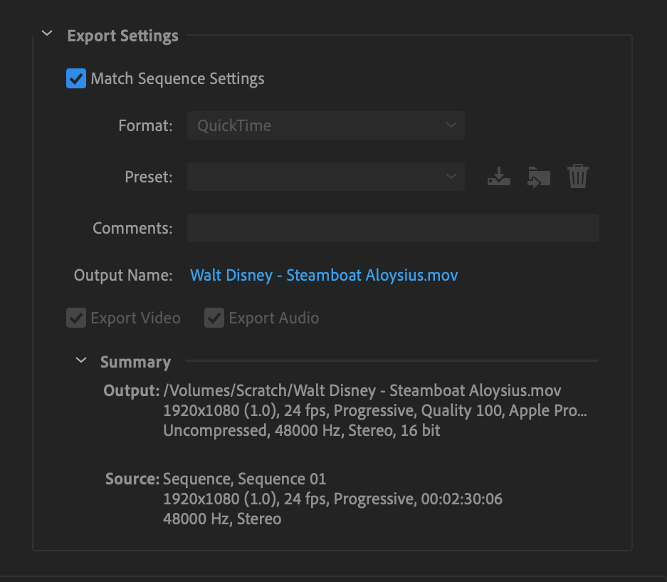 best export settings in iexplorer for mac