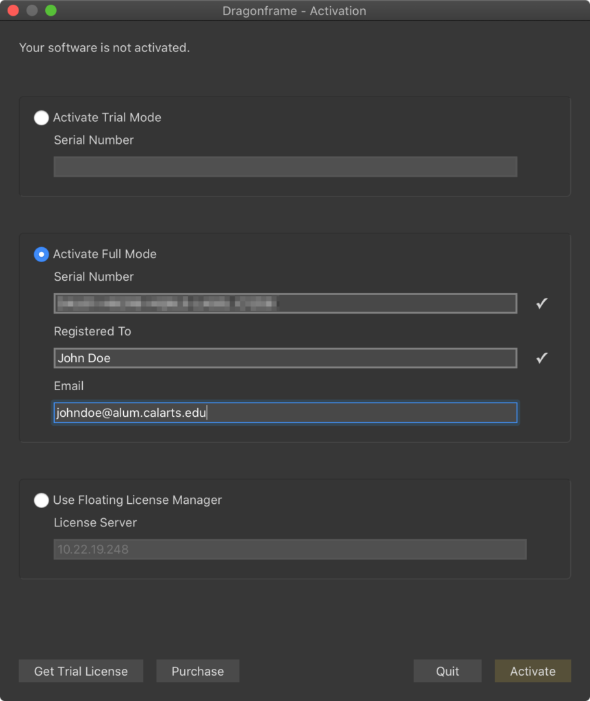 dragonframe 3.5. 7 serial number