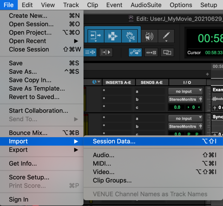 Moving from Premiere to Pro Tools - 2 Pop